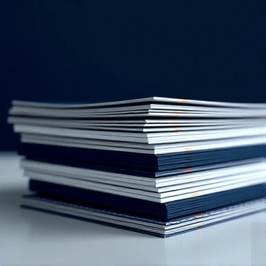 برگه های چاپ شده